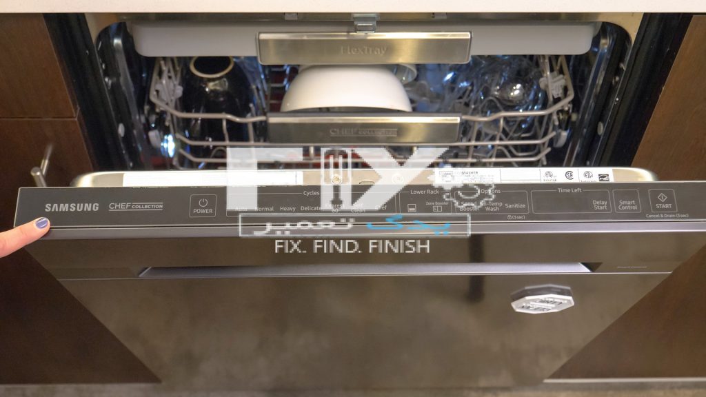 تمیز نشستن ماشین ظرفشویی به دلیل تنظیم نبودن برنامه ها