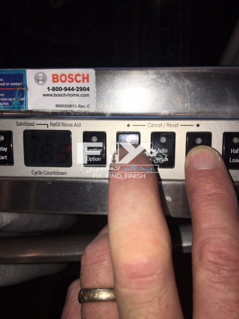 نحوه ریست کردن ماشین ظرفشویی بوش در مدل های قدیمی